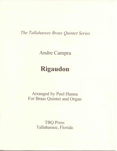 Rigaudon (arr. Paul Hanna)