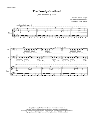 The Lonely Goatherd from the Sound of Music (arr. David Maddux)