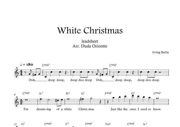 White Christmas (arr. Duda Oriontte)