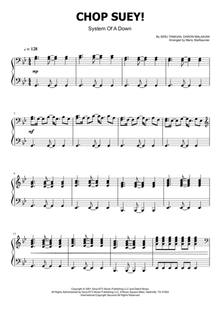 Chop Suey! (arr. Mario Stallbaumer)