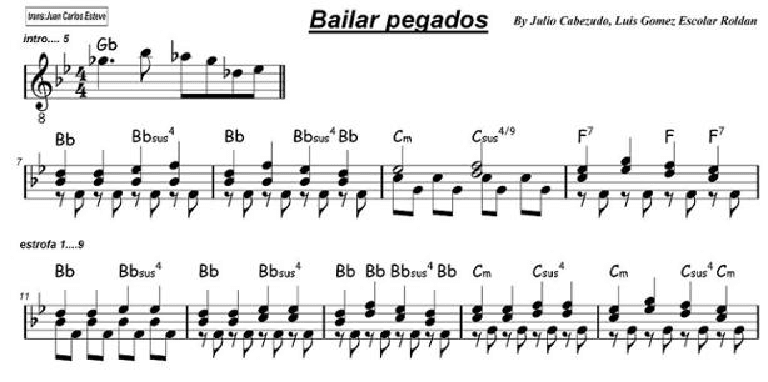 Bailar Pegados (arr. juan carlos esteve / Gran Coda)