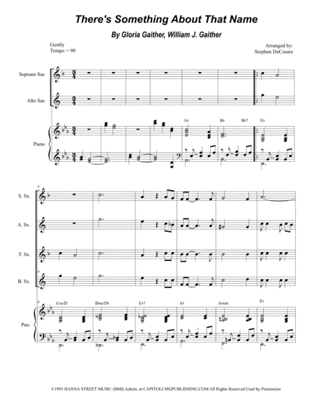 There's Something About That Name (arr. Stephen DeCesare)