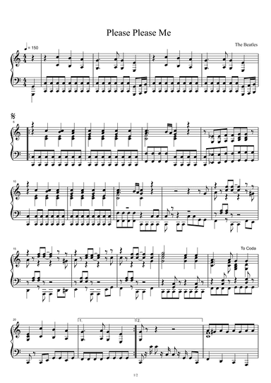 Please Please Me (arr. The Beatles)