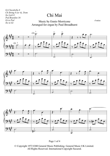 Chi Mai (arr. Paul Broadhurst)