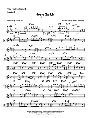 Step On Me (arr. Katsumi WF)