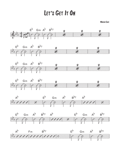 Let's Get It On (arr. David M Fagnant)
