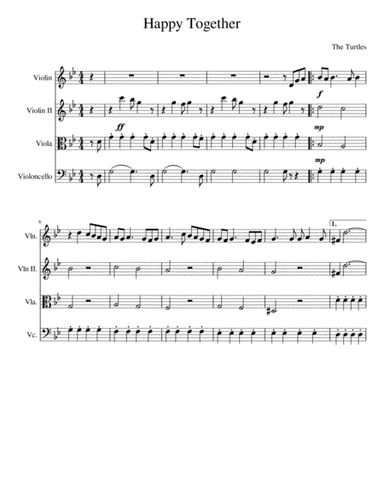 Happy Together (arr. A. Pinchot)