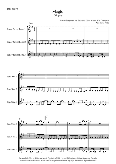 Magic (arr. Fabio Britto)