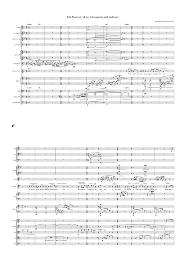 Rachmaninov: The Muse Op. 34 no. 1 (Orchestrated song) (arr. Alexander Yau)