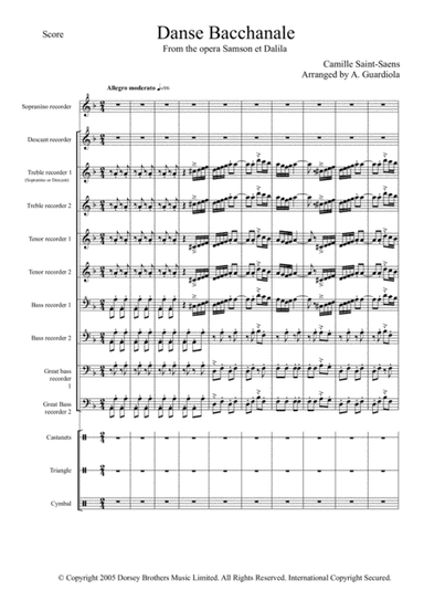 Bacchanale (arr. A. Guardiola)