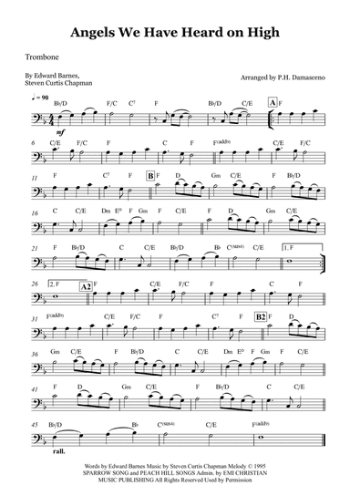 Angels We Have Heard On High (arr. P.H. Damasceno)
