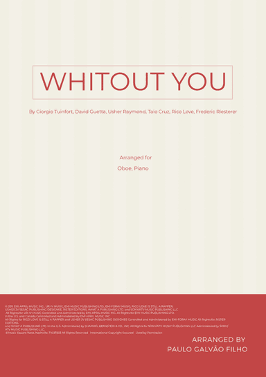 Without You (arr. Paulo Galvao Filho)