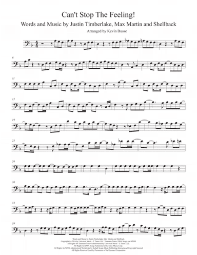 Can't Stop The Feeling  from TROLLS (arr. Kevin Busse)