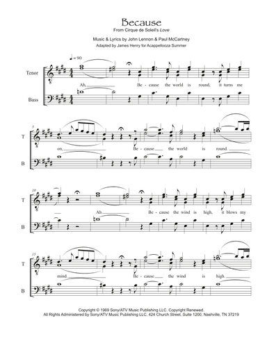 Because (arr. James Henry)