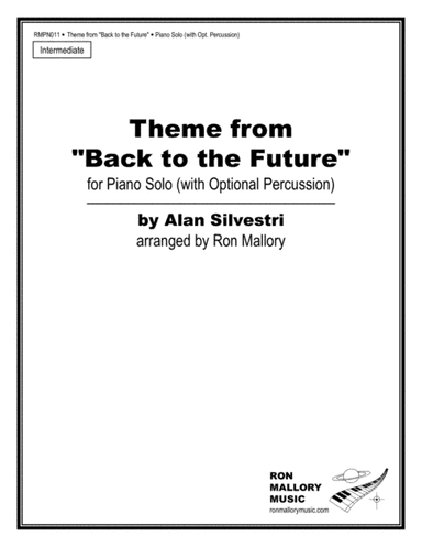 Back To The Future (arr. Ron Mallory)