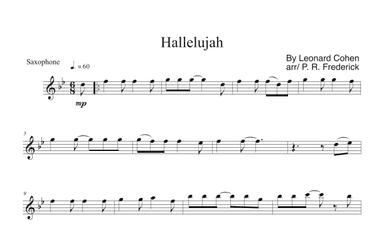 Hallelujah (arr. P. R. Frederick)