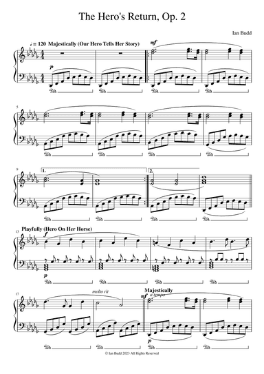 The Hero's Return, Op. 2