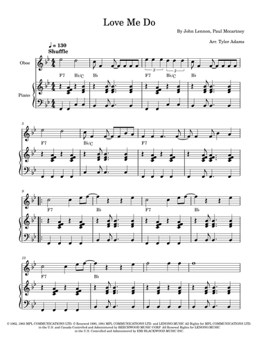 Love Me Do (arr. Tyler Adams)