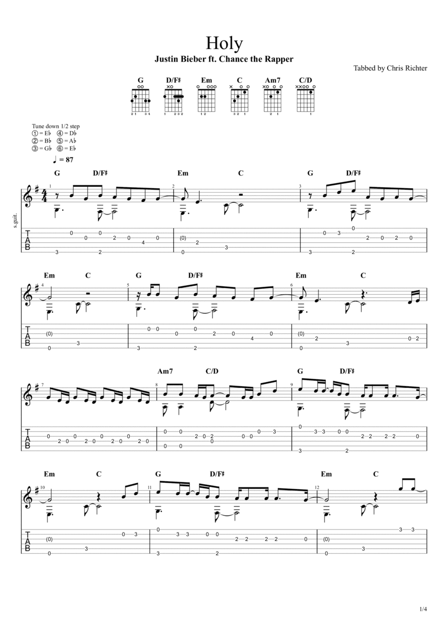 Holy (arr. Chris Richter)