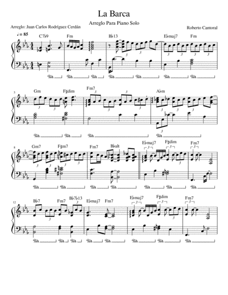 La Barca (arr. Juan Carlos Rodriguez Cerdan)