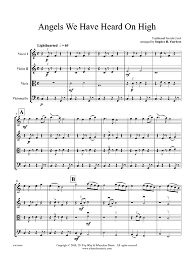 Angels We Have Heard On High (arr. Stephen R. Voorhees)