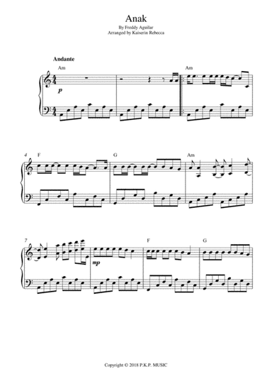 Anak (arr. Kaiserin Rebecca)