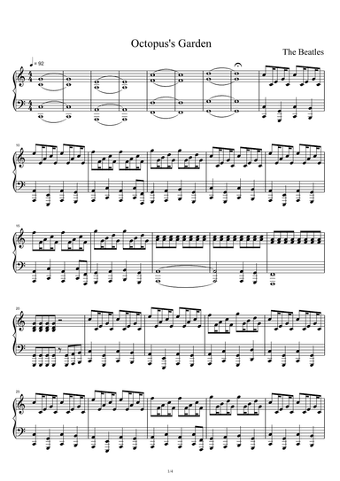 Octopus's Garden (arr. The Beatles)