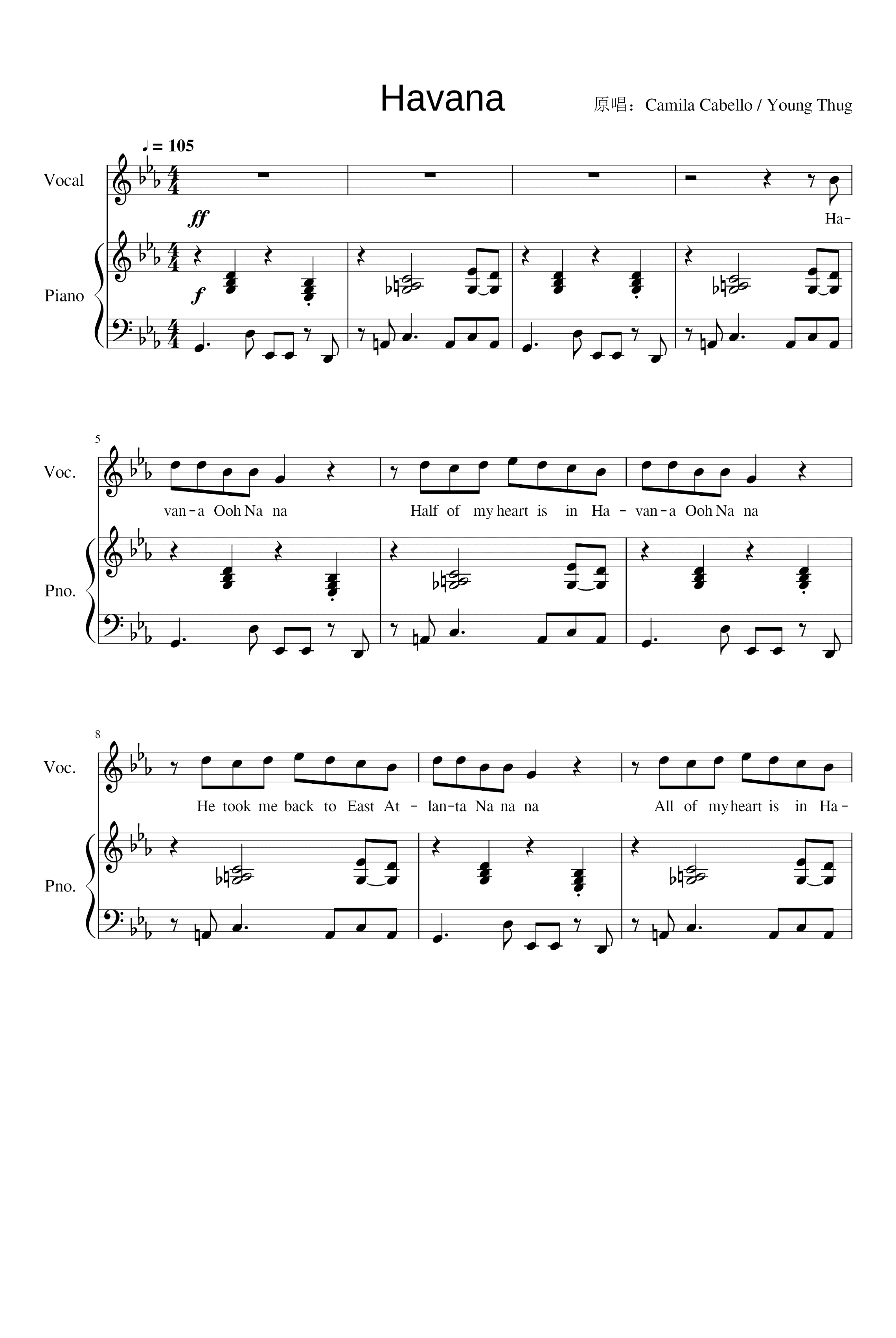 Havana (arr. Camila Cabello)