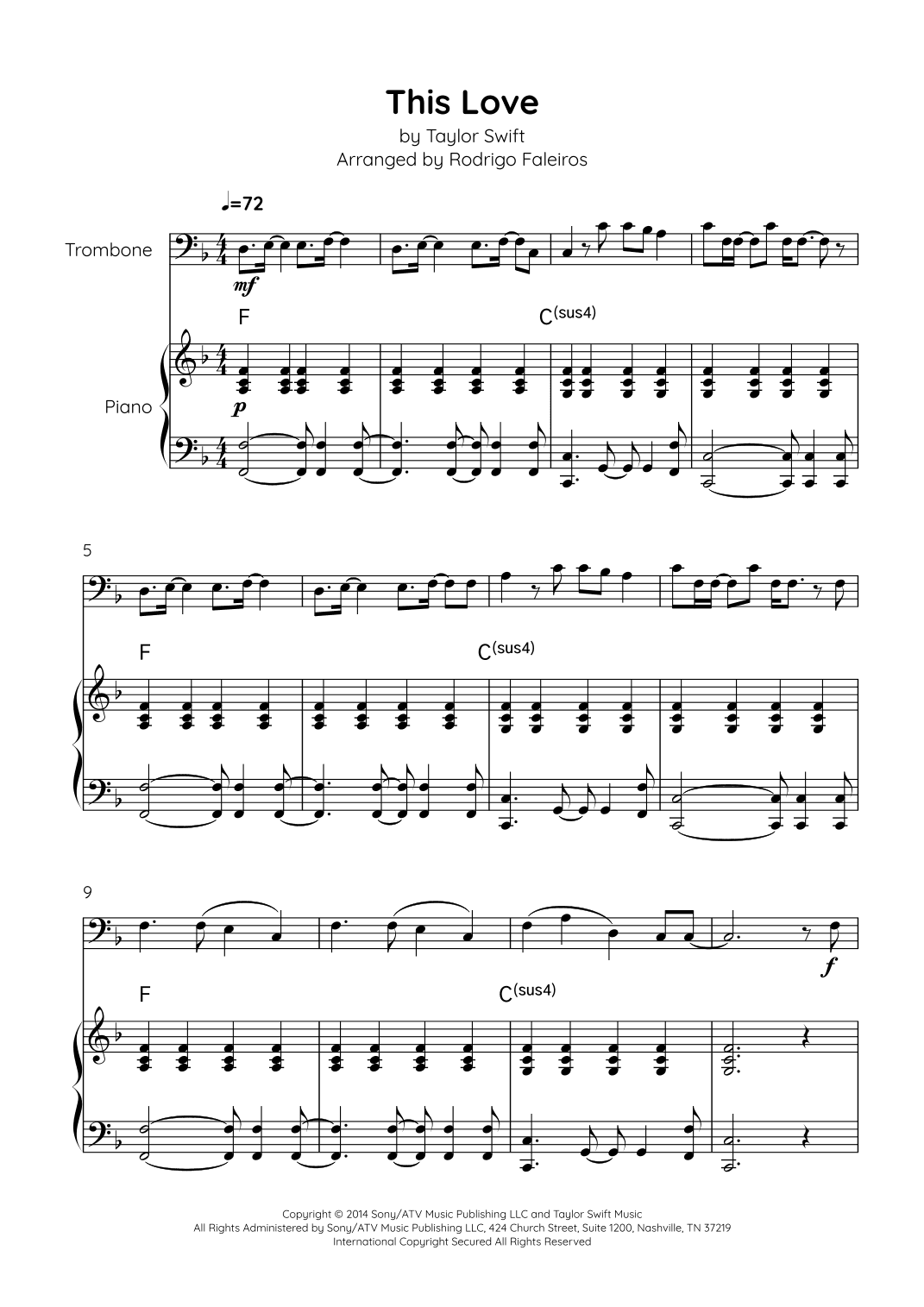 This Love (arr. Rodrigo Faleiros)