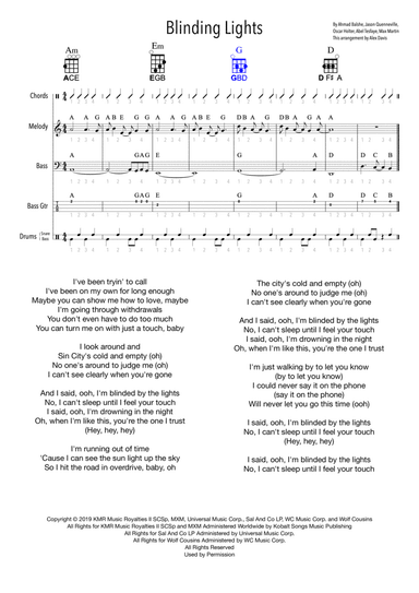Blinding Lights (arr. Alex Davis)