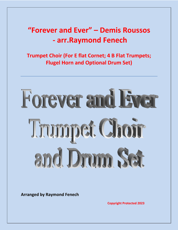 Forever And Ever (and Ever) (arr. Raymond Fenech)