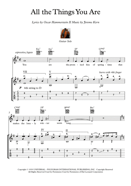 All The Things You Are (arr. PianoSheetNow)