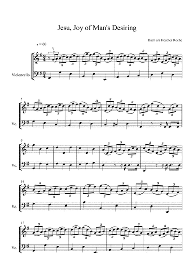 Jesu, Joy of Man's Desiring (arr. Heather Roche)