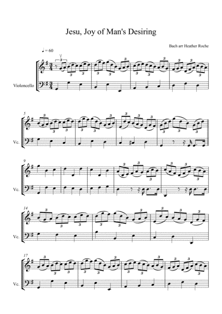 Jesu, Joy of Man's Desiring (arr. Heather Roche)