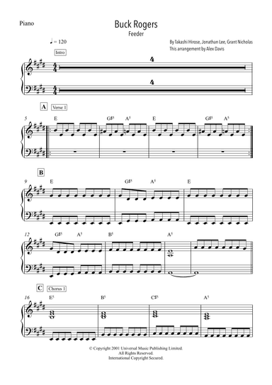 Buck Rogers (arr. Alex Davis)