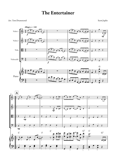 The Entertainer (arr. Tom Drummond)