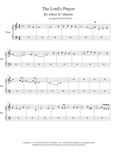 The Lord's Prayer (arr. Kevin Busse)