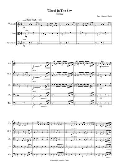 Wheel In The Sky (arr. Johannes Christ)