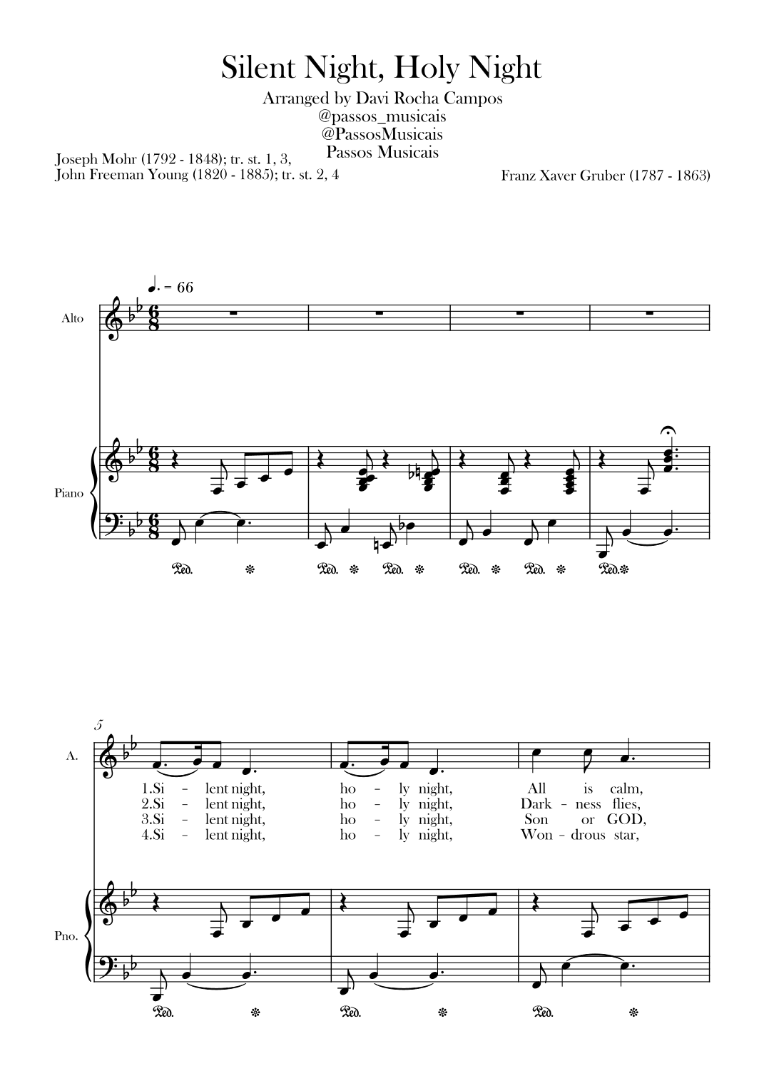 Silent Night, Holy Night (arr. Davi Rocha Campos)