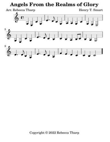 Christmas Angels Collection (arr. Rebecca Tharp)