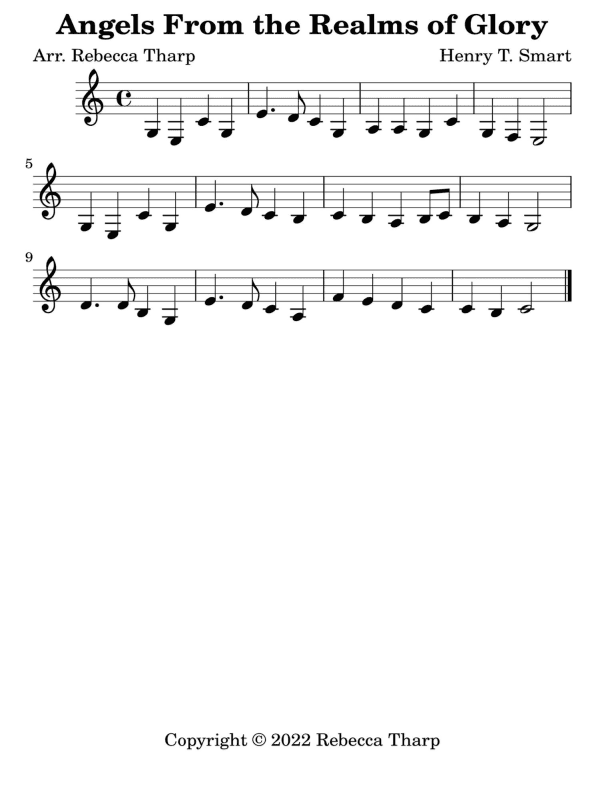 Christmas Angels Collection (arr. Rebecca Tharp)