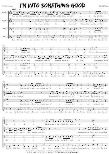 I'm Into Something Good (arr. Kyrre Bjørdal Sæther)