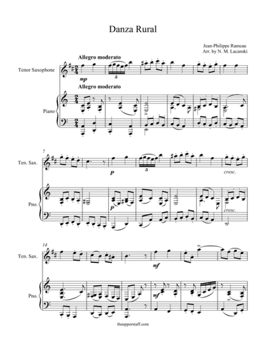 Danza Rural (arr. Nick Lacanski)