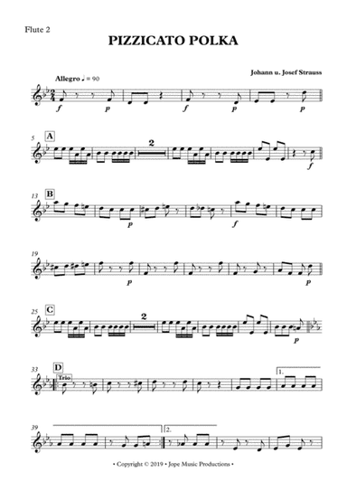 Pizzicato Polka - Johann und Josef Strauss (arr. Jope)