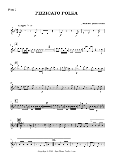 Pizzicato Polka - Johann und Josef Strauss (arr. Jope)