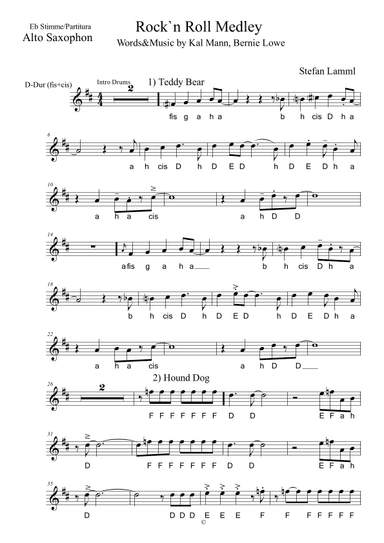 (let Me Be Your) Teddy Bear (arr. Stefan Lamml)
