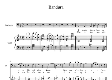 Ukrainian folk song "Bandura"