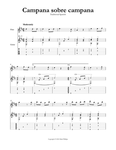 Campana sobre campana (arr. Mark Phillips)