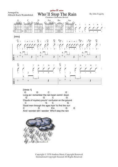 Who'll Stop The Rain (arr. Albrecht Kuch-Weidenbrück)