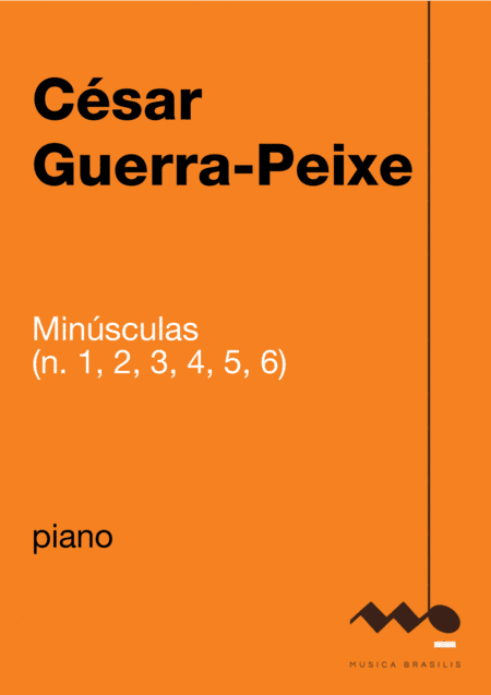 Minúsculas 1, 2, 3, 4, 5 e 6